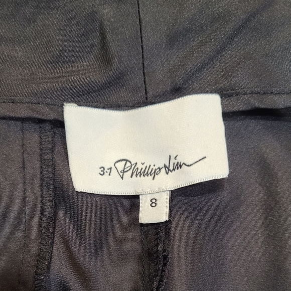 Phillip Lim 3.1 High Waisted Plated Wide Barrel Leg Crop Parachute Pants 8 - Picture 10 of 11